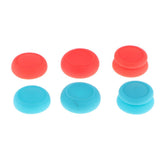 Maxbell Thumb Stick Grip Cap Analog Stick Cover for Nintendo Switch NS red blue