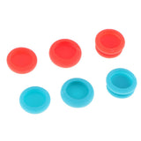 Maxbell Thumb Stick Grip Cap Analog Stick Cover for Nintendo Switch NS red blue