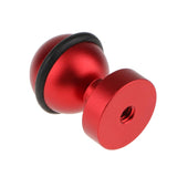 Max Arm 360 Degree Swivel Diving 1/4" Ball Head Flash Bracket for Hotshoe  Red