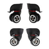 Max 1 Pair Swivel Suitcase Luggage Silent Casters Wheels for Travel Small Size