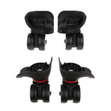 Max 1 Pair Swivel Suitcase Luggage Silent Casters Wheels for Travel Small Size