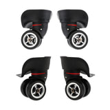 Max 1 Pair Swivel Suitcase Luggage Silent Casters Wheels for Travel Small Size
