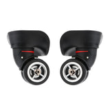 Max 1 Pair Swivel Suitcase Luggage Silent Casters Wheels for Travel Small Size