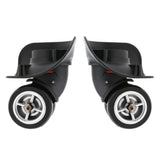 Max 1 Pair Swivel Suitcase Luggage Silent Casters Wheels for Travel Small Size