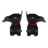 Max 1 Pair Swivel Suitcase Luggage Silent Casters Wheels for Travel Large Size