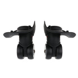 Max 1 Pair Swivel Suitcase Luggage Silent Casters Wheels for Travel Large Size