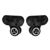 Max 1 Pair Swivel Suitcase Luggage Silent Casters Wheels for Travel Large Size