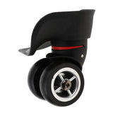 Max 1 Pair Swivel Suitcase Luggage Silent Casters Wheels for Travel Large Size