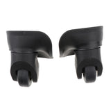 Max 1 Pair Universal Swivel Luggage Suitcase Wheel Replacement Caster Small Size
