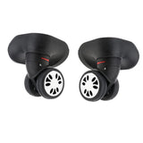 Max 1 Pair Universal Swivel Replacement Wheel Luggage Suitcase Caster Large Size