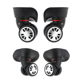 Max 1 Pair Universal Swivel Replacement Wheel Luggage Suitcase Caster Large Size