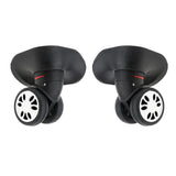 Max 1 Pair Universal Swivel Replacement Wheel Luggage Suitcase Caster Large Size