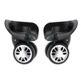 Max 1 Pair Universal Swivel Replacement Wheel Luggage Suitcase Caster Small Size
