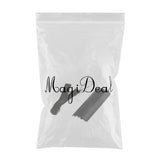 Maxbell Battery Cover Back Door Case Lid + Wrist Strap for Wii Remote Control Black