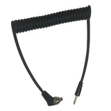 Max 2.5mm to Male Flash PC Sync Cable Cord with Screw Lock for Canon SLR Camera
