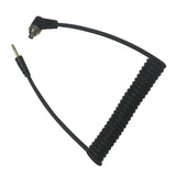 Max 2.5mm to Male Flash PC Sync Cable Cord with Screw Lock for Canon SLR Camera