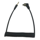 Max 2.5mm to Male Flash PC Sync Cable Cord with Screw Lock for Canon SLR Camera