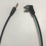 Max 2.5mm to Male Flash PC Sync Cable Cord with Screw Lock for Canon SLR Camera