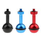 Max CNC Aluminum Alloy Diving Ball Head Mount Bracket for GoPro  6/5/4/3  Red
