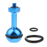 Max CNC Aluminum Alloy Diving Ball Head Mount Bracket for GoPro  6/5/4/3  Blue