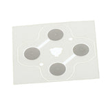Maxbell Replacement ABXY Cross Button Film Metal Patch Pad Part for New Nintendo 3DS