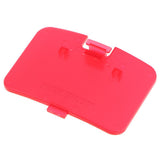Maxbell Replacement Memory Expansion Card Cover Pack Lid for N64 Transparent Red