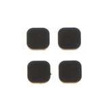 Maxbell 8 Pieces Replacement Rubber Feet Screw Plug Cover Caps for Nintendo 3DS XL