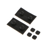 Maxbell 8 Pieces Replacement Rubber Feet Screw Plug Cover Caps for Nintendo 3DS XL