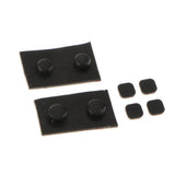 Maxbell 8 Pieces Replacement Rubber Feet Screw Plug Cover Caps for Nintendo 3DS XL