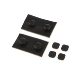 Maxbell 8 Pieces Replacement Rubber Feet Screw Plug Cover Caps for Nintendo 3DS XL