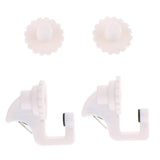 Max 2 Pcs Gaming Trigger Button Smartphone Game Handle Grip Touch Artifact White