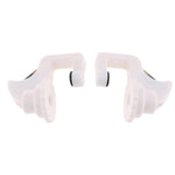 Max 2 Pcs Gaming Trigger Button Smartphone Game Handle Grip Touch Artifact White