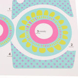 Max Personality Camera Sun Flower Decoration Sticker for Fuji Mini 8/8+/9 Blue