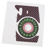 Max Personality Camera Sun Flower Decoration Sticker for Fuji Mini 8/8+/9 Black