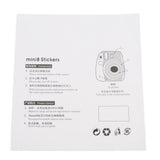 Max Personality Camera Sun Flower Decoration Sticker for Fuji Mini 8/8+/9 Black