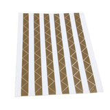 Maxbell 1 Sheet 102 Pieces Mounting Corner Self Adhesive Stickers for DIY Photo Albums - Flash Gold