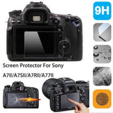 Max 0.33mm Tempered Glass Film LCD Screen Protector for Sony A7II A7SII A7RII