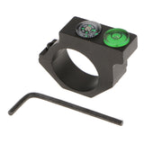 Maxbell 25.4mm 1" Aluminum Alloy Anti-cant Compass-Bubble Spirit Level Mount Ring