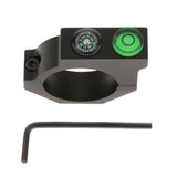 Maxbell 30mm 1.18" Aluminum Alloy Anti-cant Compass-Bubble Spirit Level Mount Ring
