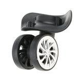 Maxbell 1 Pair Luggage Suitcase Mute Swivel Wheels Replacement Trolleys Casters A08
