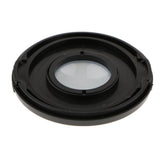 Maxbell 72mm White Balance Snap-on Lens Cap with Neutral and Warm Domes Black