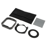 Max 5 in 1 Camera Lens Square Filter Set Bag Hood Adapter Accessory Kit 55mm