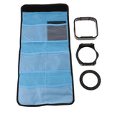 Max 5 in 1 Camera Lens Square Filter Set Bag Hood Adapter Accessory Kit 62mm