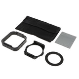 Max 5 in 1 Camera Lens Square Filter Set Bag Hood Adapter Accessory Kit 62mm