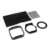 Max 5 in 1 Camera Lens Square Filter Set Bag Hood Adapter Accessory Kit 62mm
