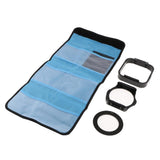 Max 5 in 1 Camera Lens Square Filter Set Bag Hood Adapter Accessory Kit 62mm