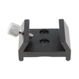 Maxbell Finderscope Bracket Base Shoe Mount for Optical Telescope Finderscope Black