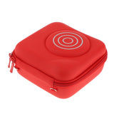 Maxbell Universal Camera Case Pouch for Fujifilm - Also Fit for Polaroid , Compact Protective Bag with Adjustable Shoulder Strap - Red