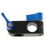 Maxbell 90 Degree Rail Clamp Rod Clip Stabilizer Rig System Mount for Camera Blue