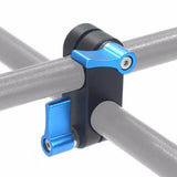 Maxbell 90 Degree Rail Clamp Rod Clip Stabilizer Rig System Mount for Camera Blue